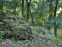 Ozorków - resztki siłowni w parku miejskim