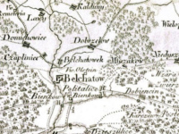 Bełchatów na mapie Davida von Gillego