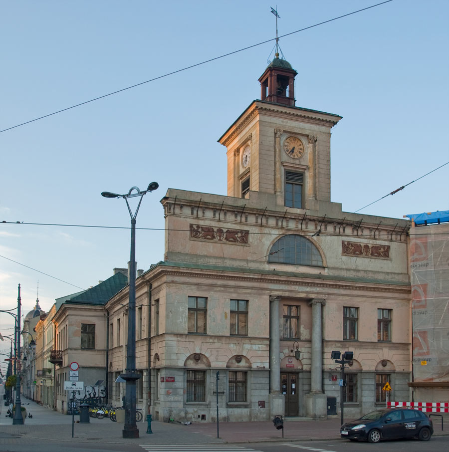 Dawny ratusz miejski w Łodzi